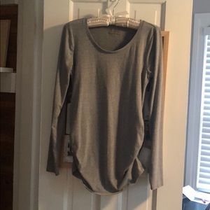 Grey maternity shirt